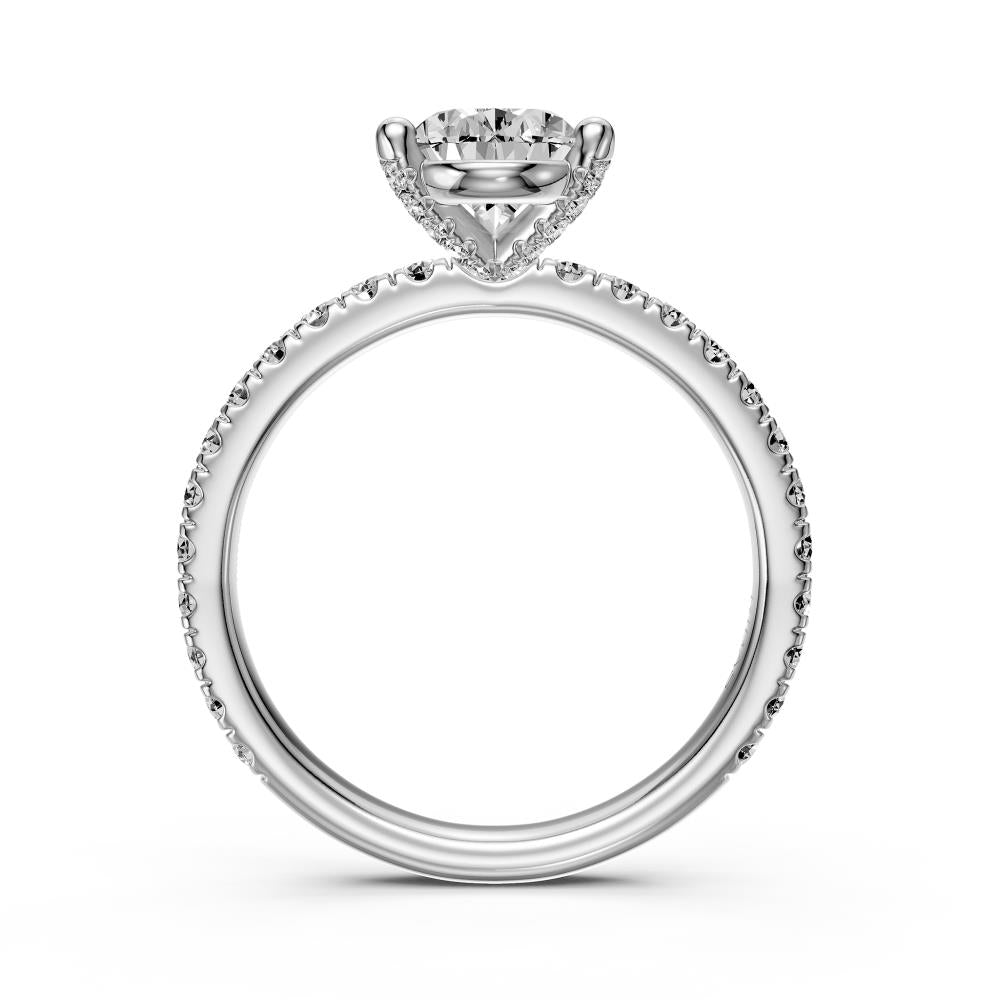 Diamond Ring in White Gold