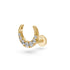 Diamond Piercing in Yellow Gold