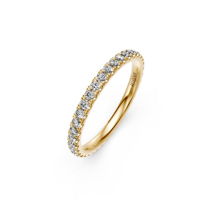 Diamond Band Ring in Yellow Gold