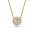 Diamond Necklace in Yellow Gold