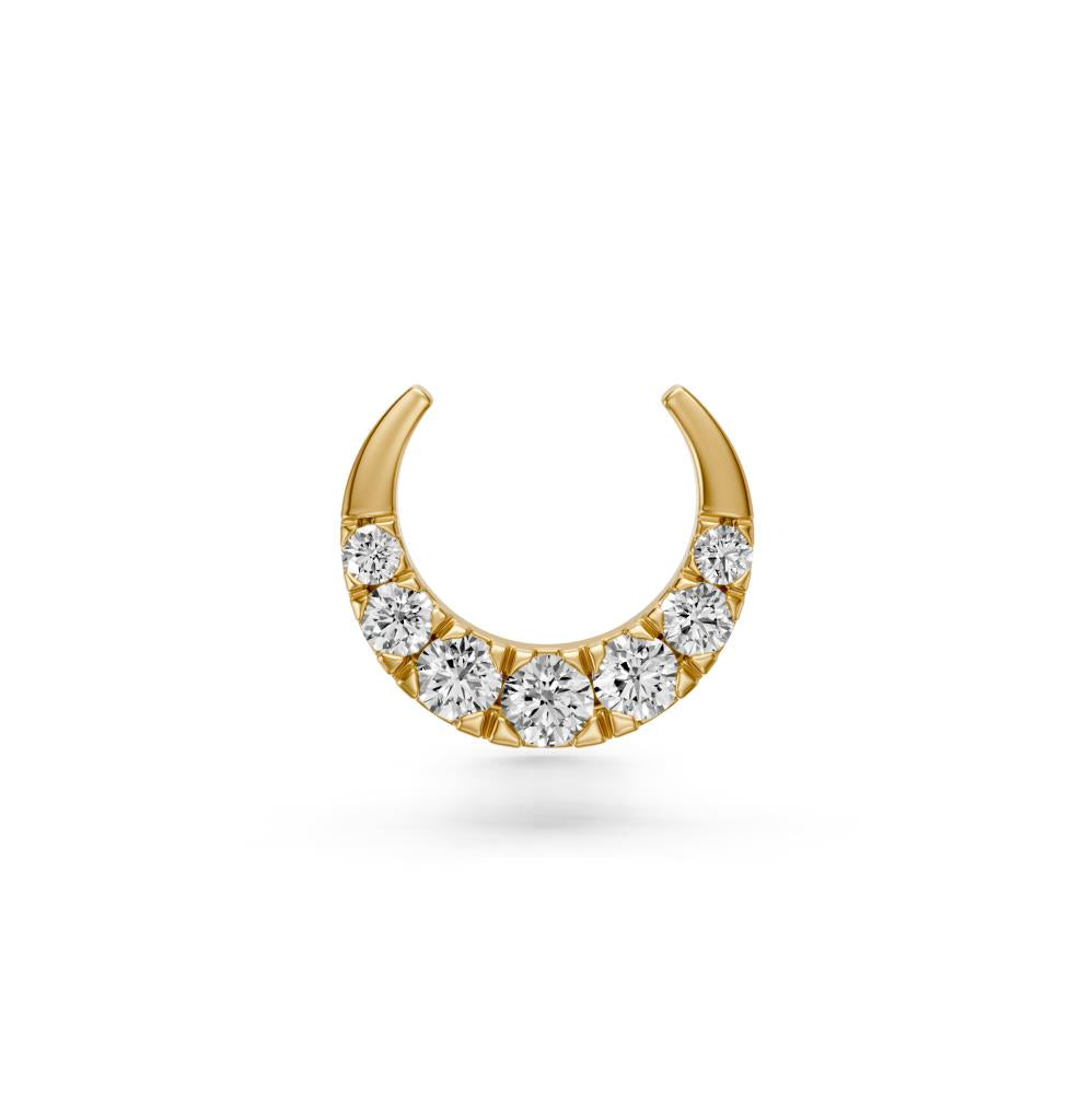 Diamond Piercing in Yellow Gold
