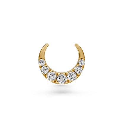 Diamond Piercing in Yellow Gold