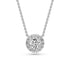 Diamond Necklace in White Gold