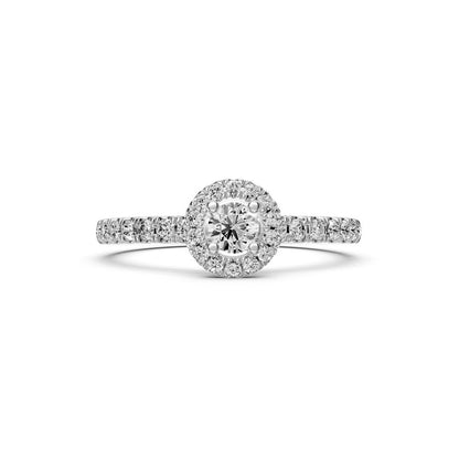 Diamond Ring in White Gold