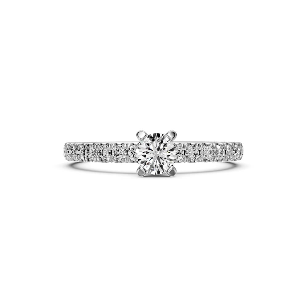 Diamond Ring in White Gold