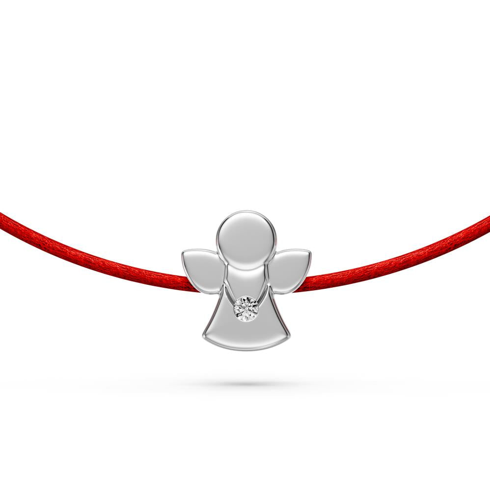 String Bracelet with Diamond "Angel"