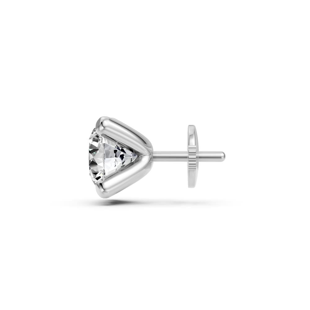 Diamond Earrings in White Gold