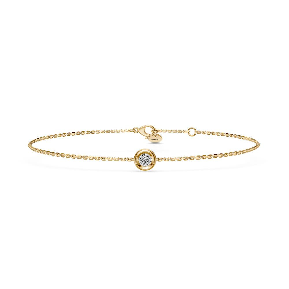 Diamond Bracelet in Yellow Gold