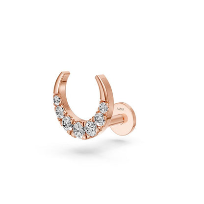 Diamond Piercing in Rose Gold