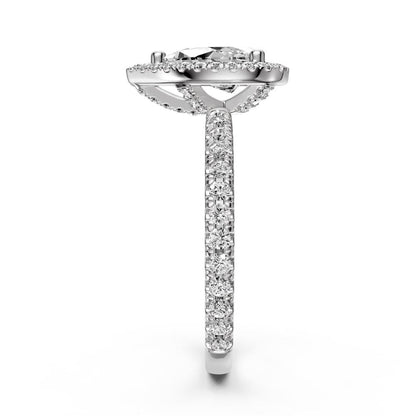 Diamond Ring in White Gold