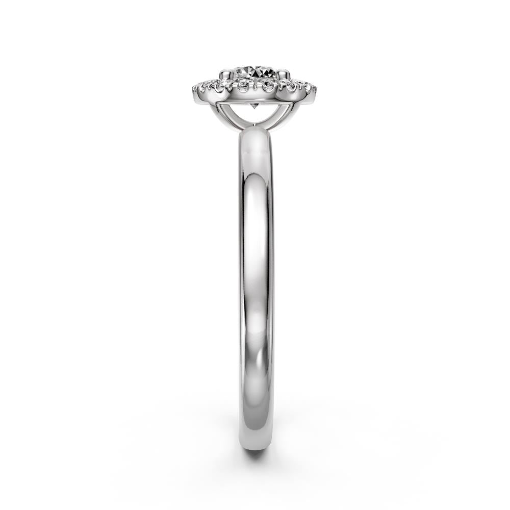 Diamond Ring in White Gold