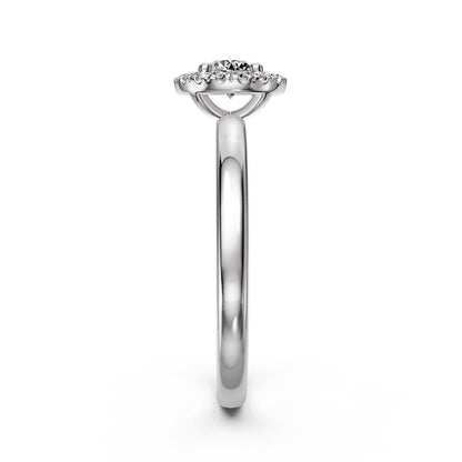 Diamond Ring in White Gold