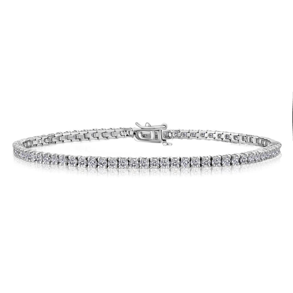 Diamond Tennis Bracelet in White Gold