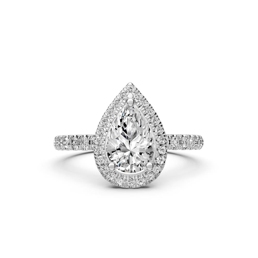 Diamond Ring in White Gold