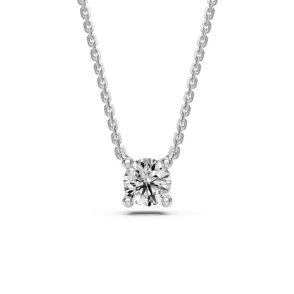 Diamond Necklace in White Gold
