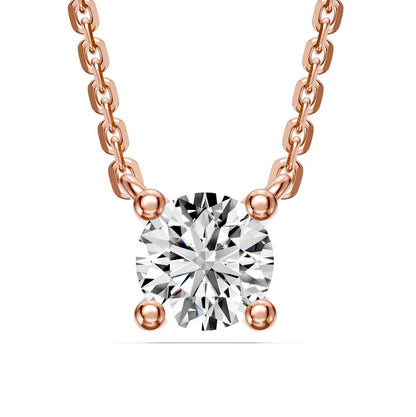 Diamond Necklace in Rose Gold