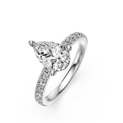 Diamond Ring in White Gold