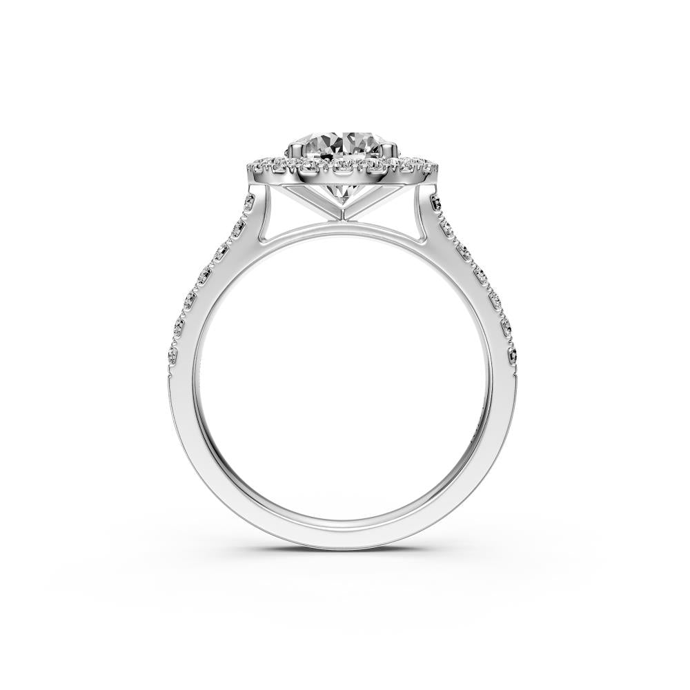 Diamond Ring in White Gold