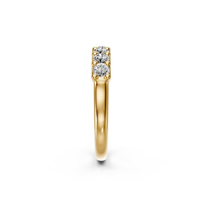 Diamond Ring in Yellow Gold - Slim