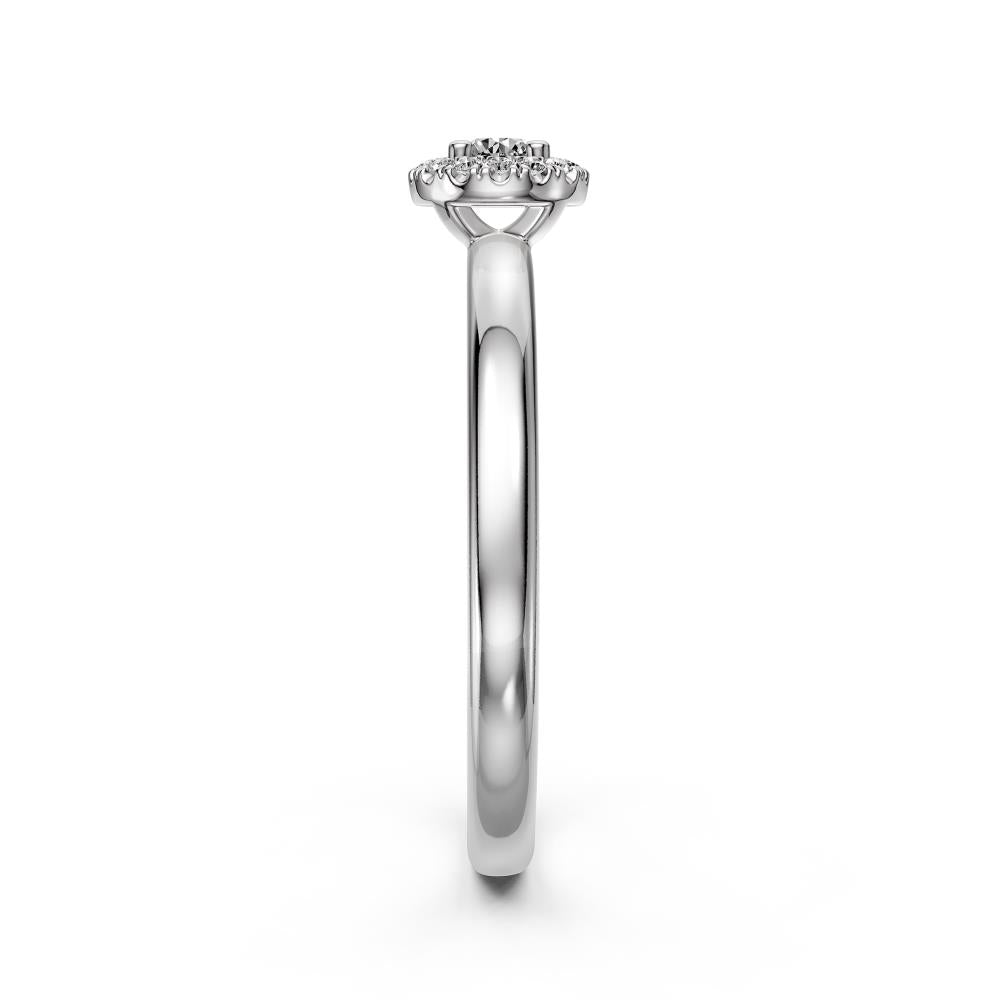 Diamond Ring in White Gold