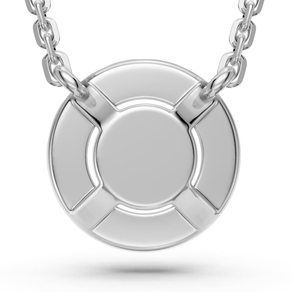 Diamond Necklace in White Gold