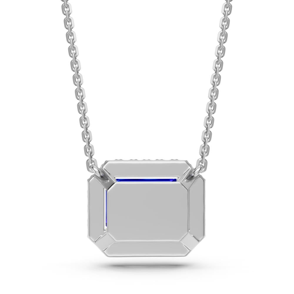 White Gold Necklace with Tanzanite Stone