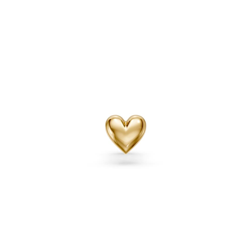 Heart Piercing in Yellow Gold