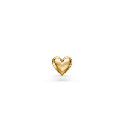 Heart Piercing in Yellow Gold