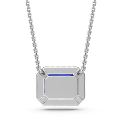 White Gold Necklace with Tanzanite Stone