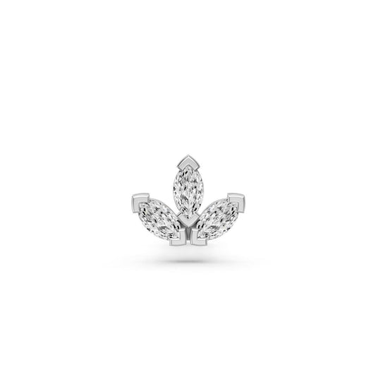 Trijų Marquise Deimantų Auskaras JFA15164