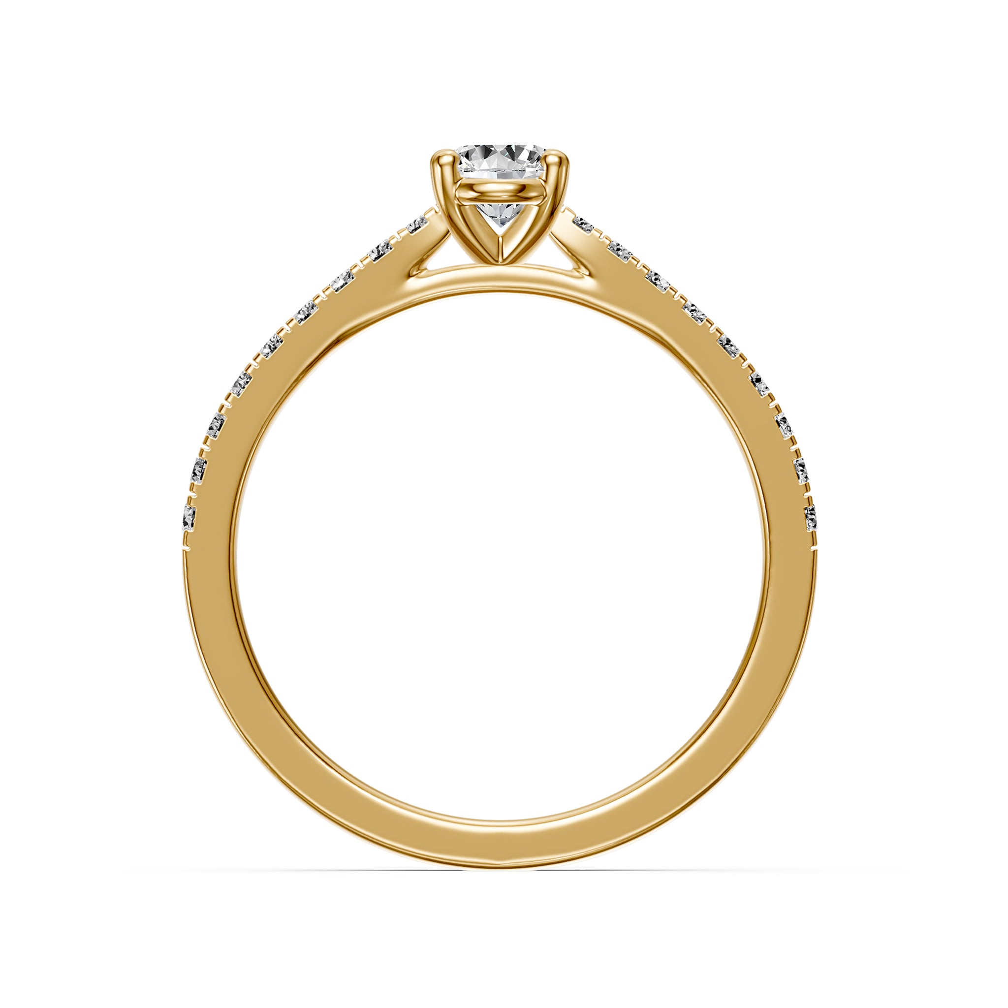 Diamond Ring in Yellow Gold