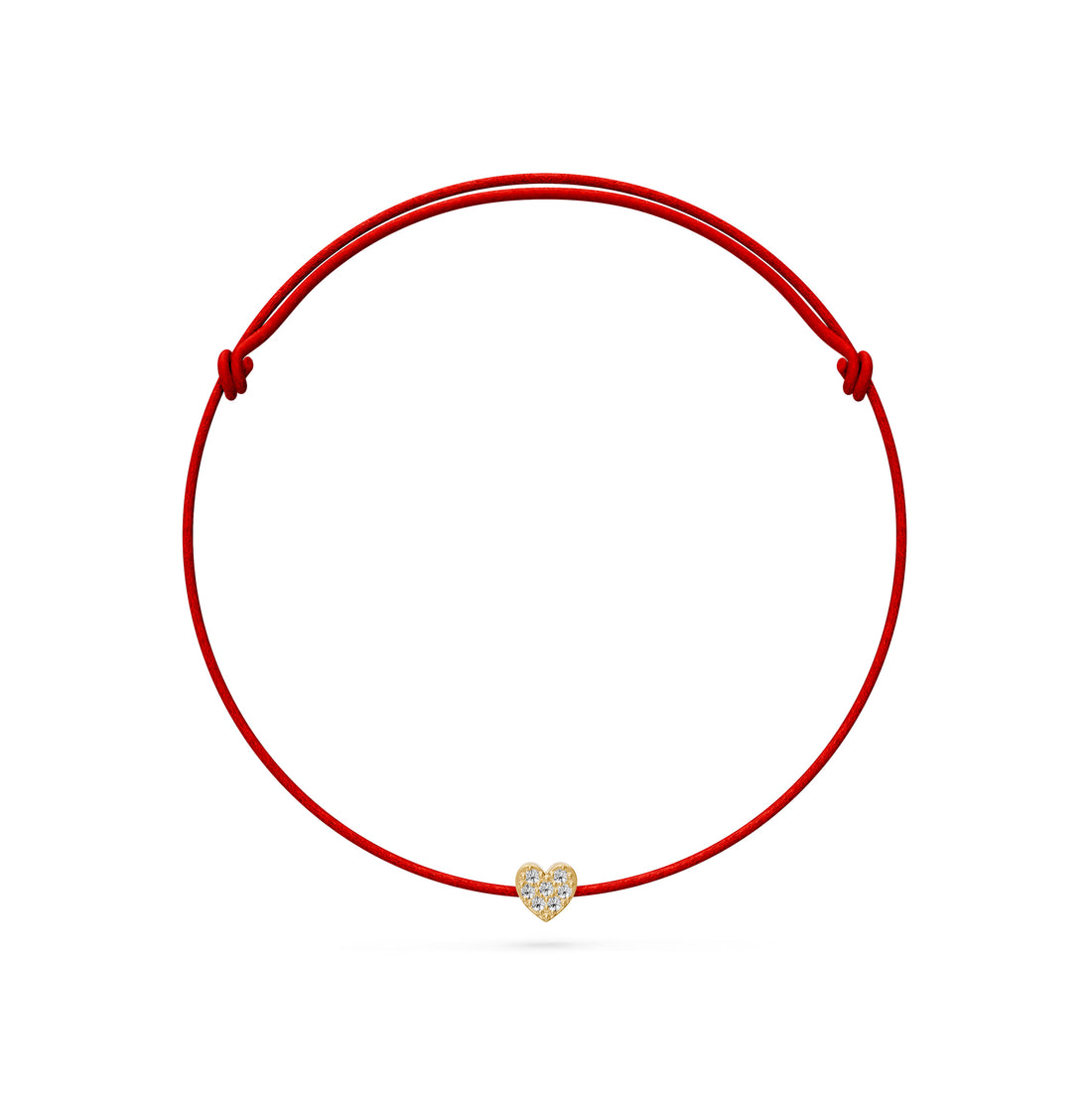 Siūlo apyrankė su geltonu auksu ir deimantu