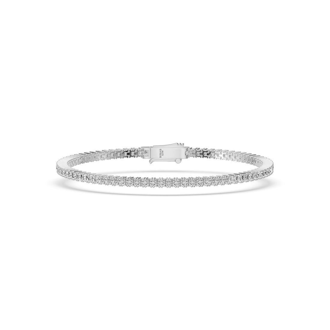 Diamond Tennis Bracelet in White Gold