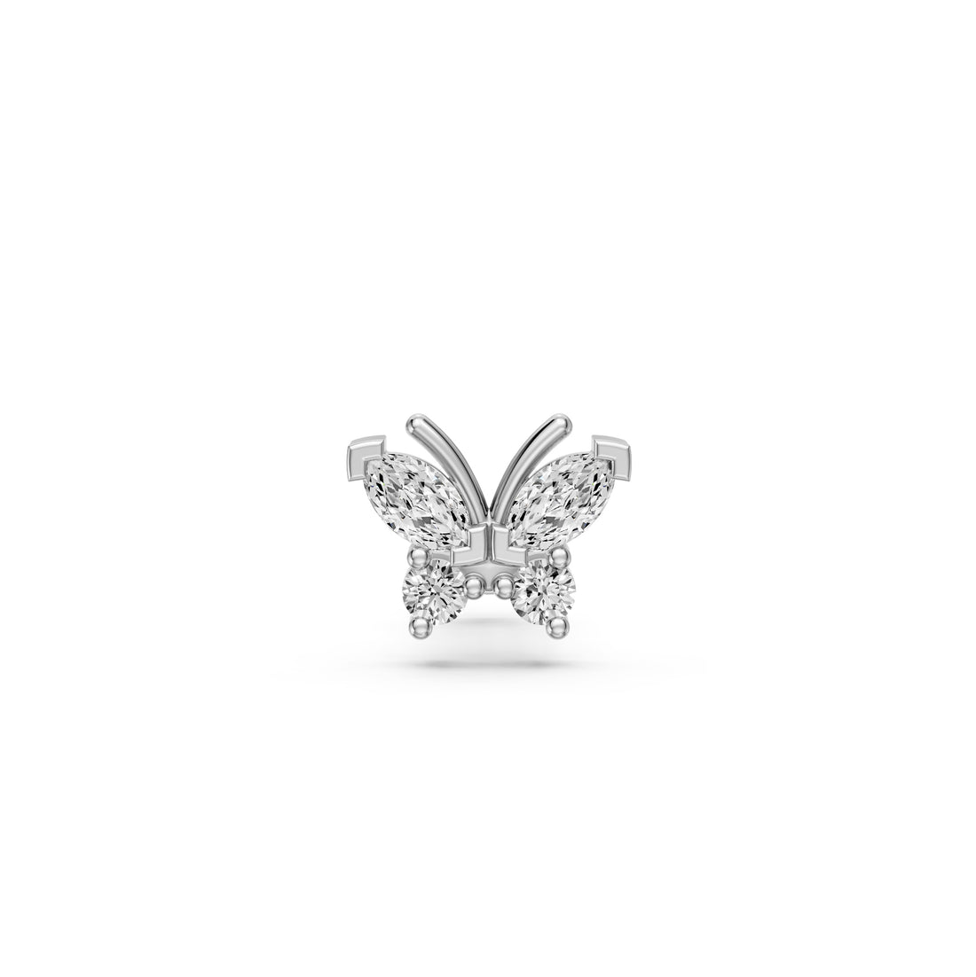 Diamond Piercing in White Gold