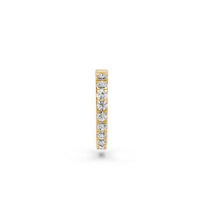 Sapphire Cuff Earring in Yellow Gold