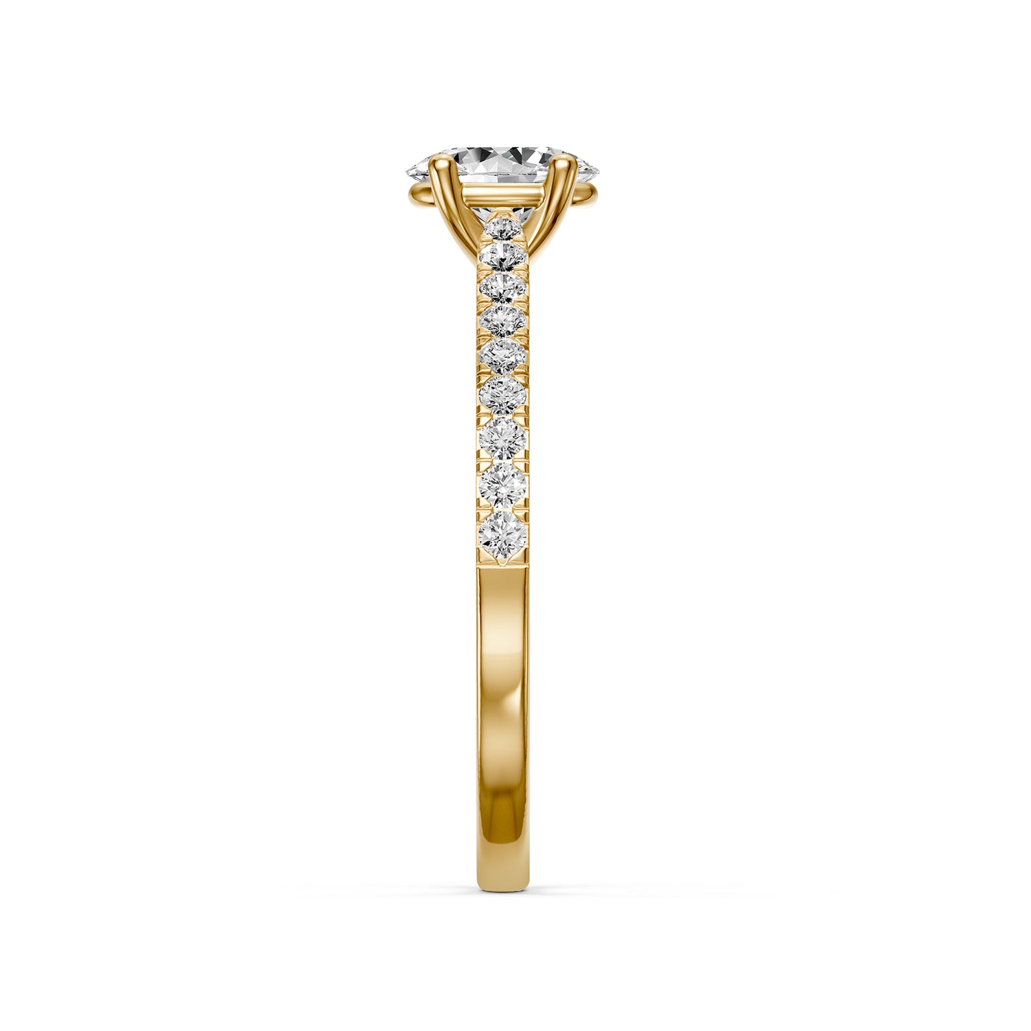 Diamond Ring in Yellow Gold