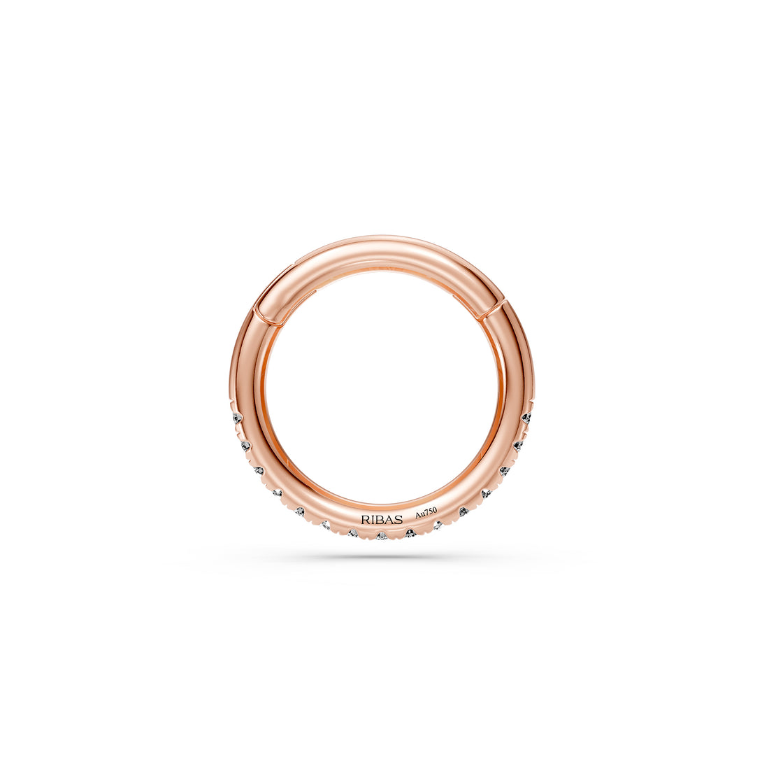 Piercing in Rose Gold with Diamonds