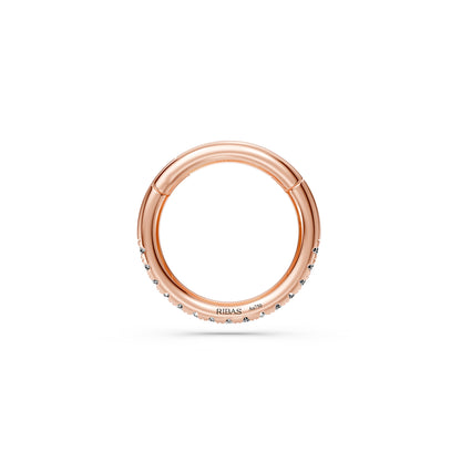 Diamond Piercing in Rose Gold
