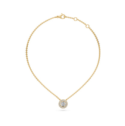 Diamond Necklace in Yellow Gold