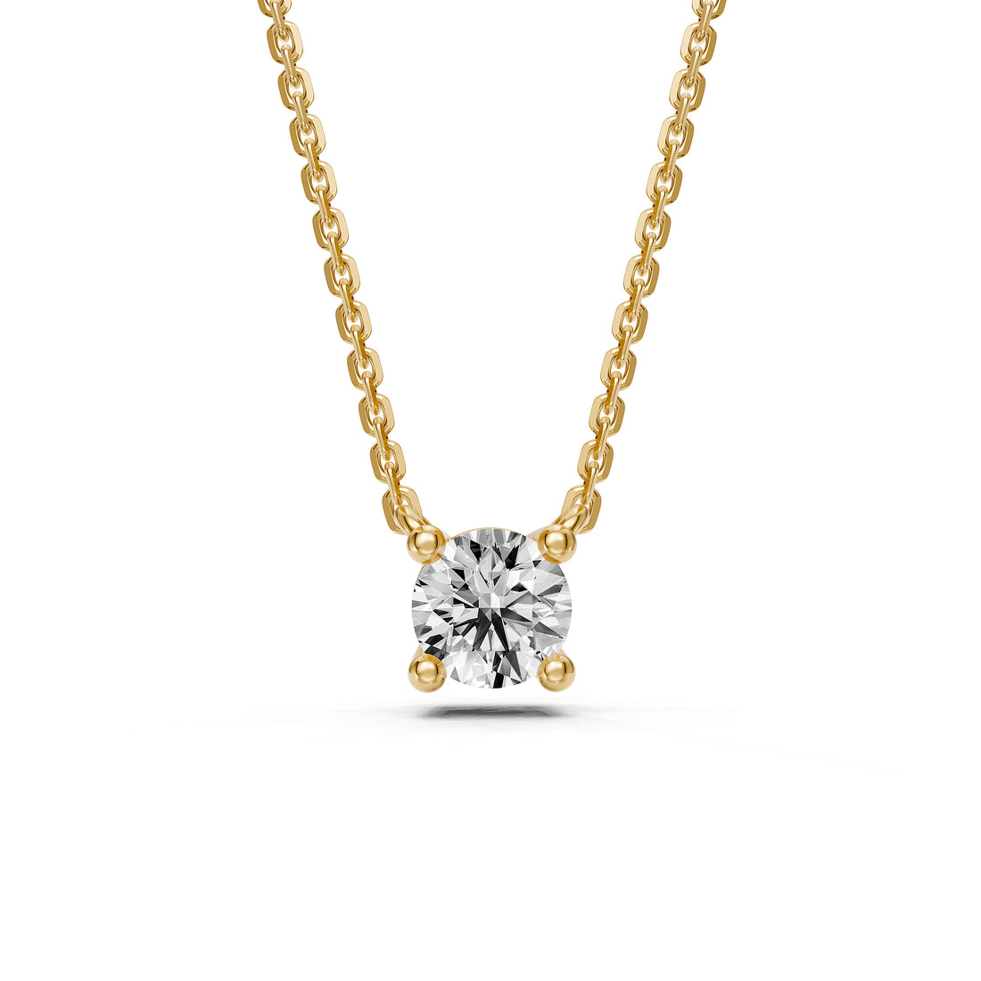 Diamond Necklace in Yellow Gold