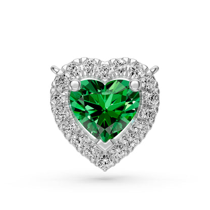 White Gold Necklace with Tsavorite Stone