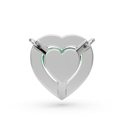 White Gold Necklace with Tsavorite Stone