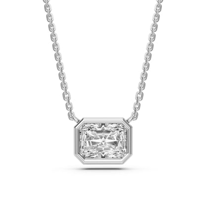 Diamond Necklace in White Gold