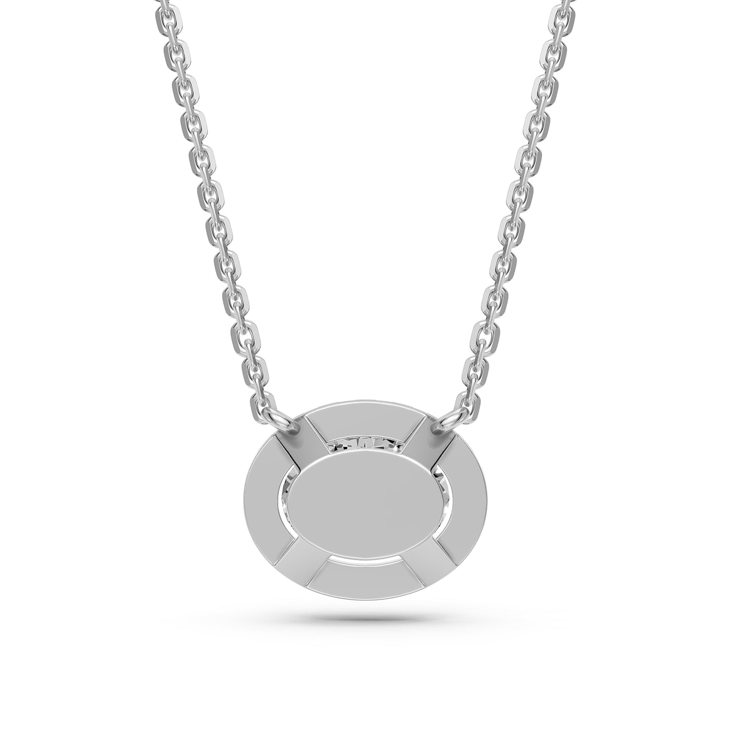 Diamond Necklace in White Gold
