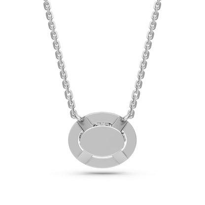 Diamond Necklace in White Gold