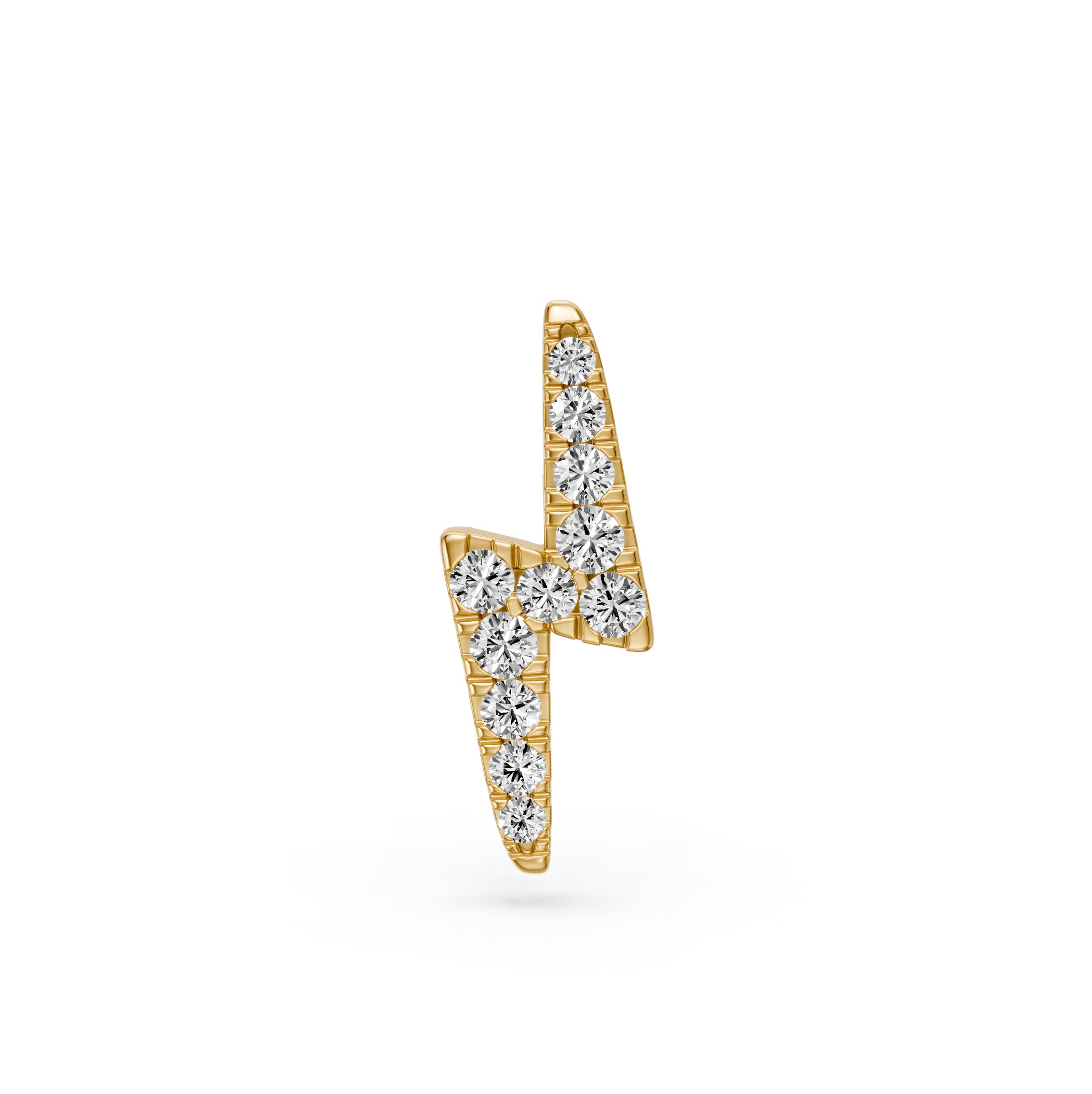 Diamond Piercing in Yellow Gold
