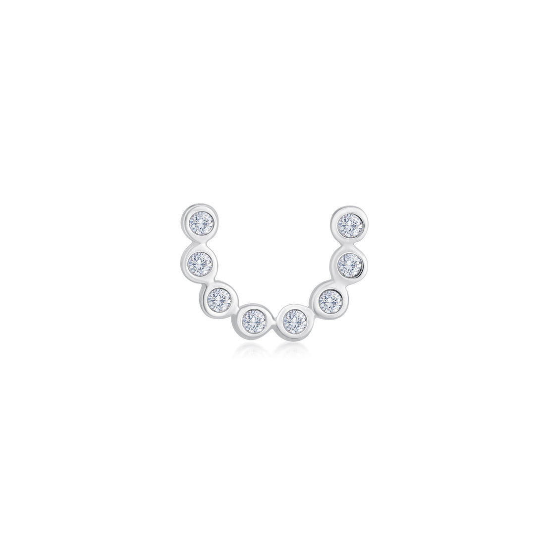 Diamond Piercing in White Gold
