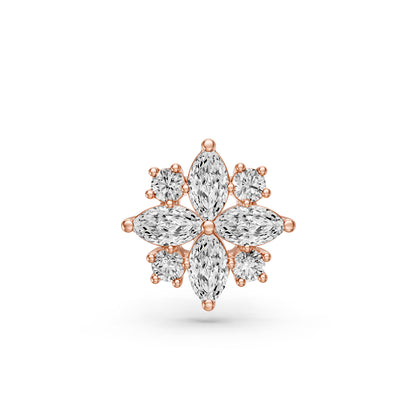 Diamond Piercing in Rose Gold