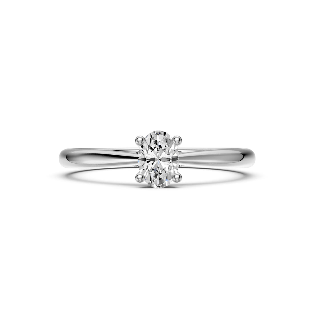 Diamond Ring in White Gold