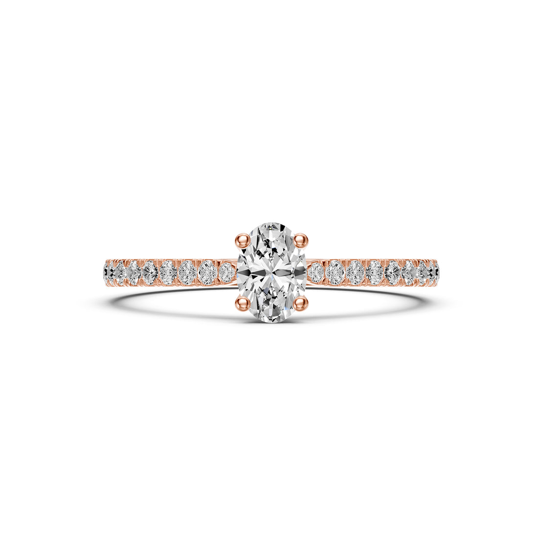 Diamond Ring in Rose Gold